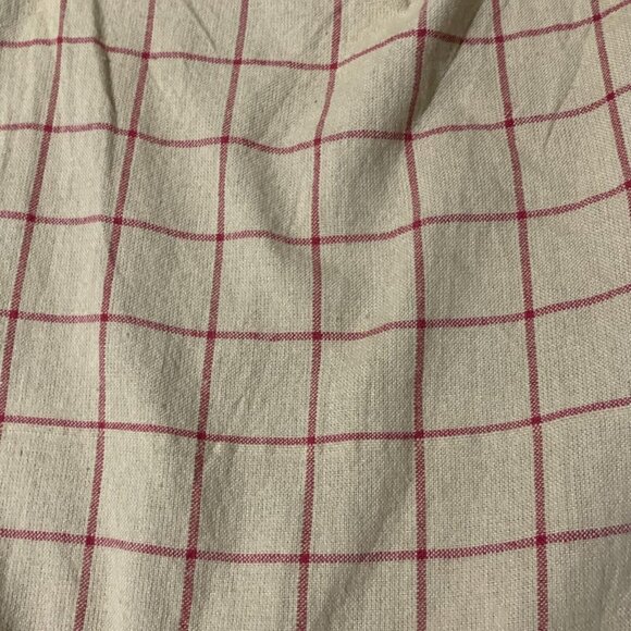 Nancy's Nook Tie Apron Farm House Star Brown Blue Plaid Kitchen India 4th July - Picture 10 of 11